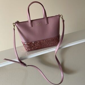 Kate spade Greta court glitter bag